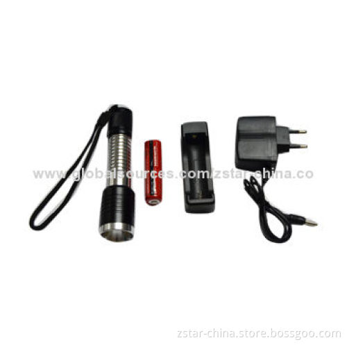 LED Mini Flashlight/HID Torch, Made of Cradle Charger Aluminum Material